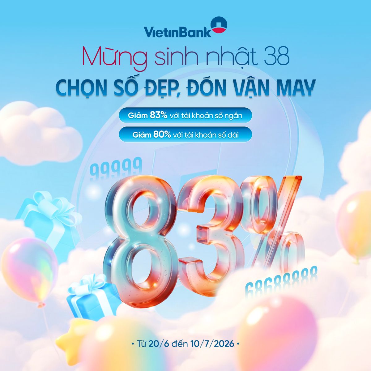 Mừng sinh nhật - Giảm 83%