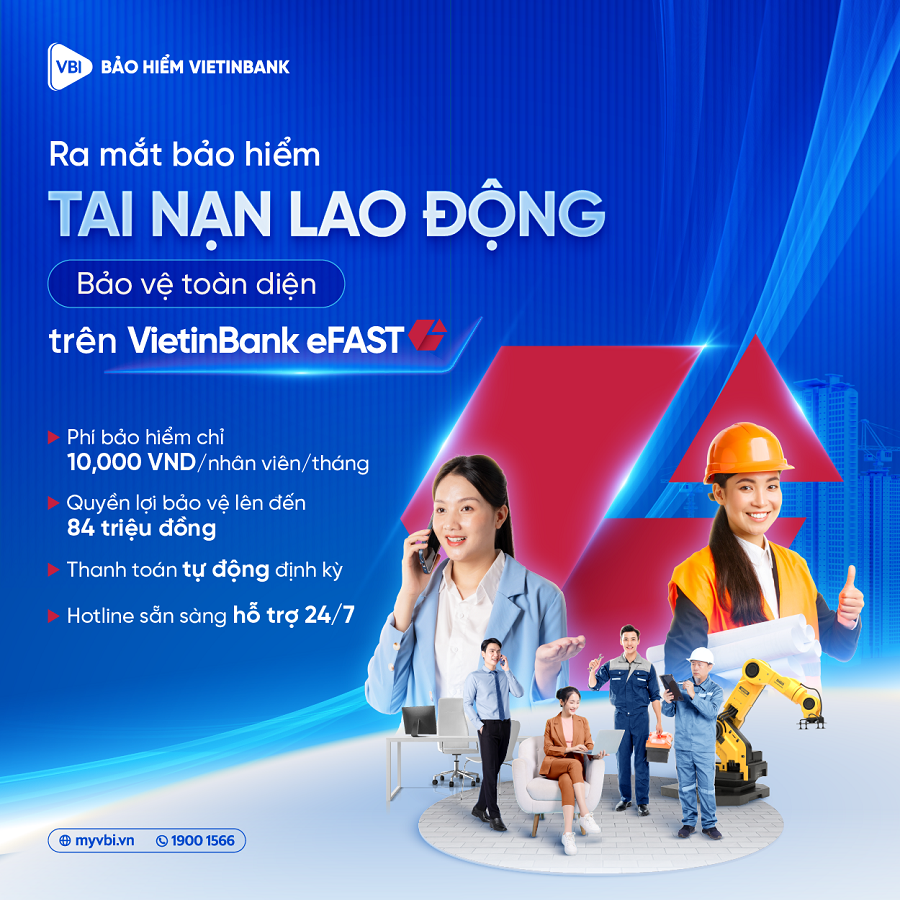 Ra Mắt Bảo Hiểm Tai Nạn Lao Động E Fast 600x600px