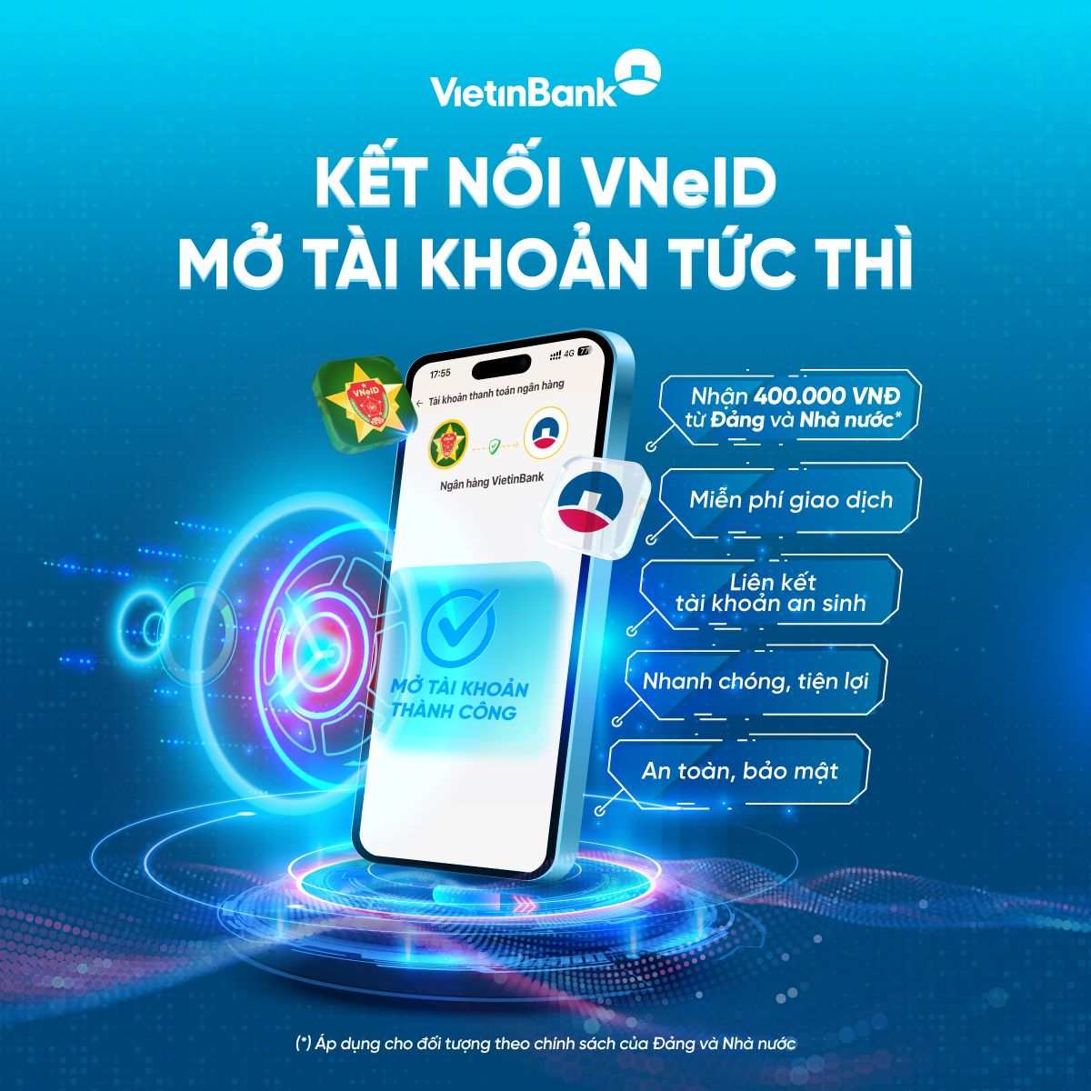 Tặng tiền cho đối tượng chính sách