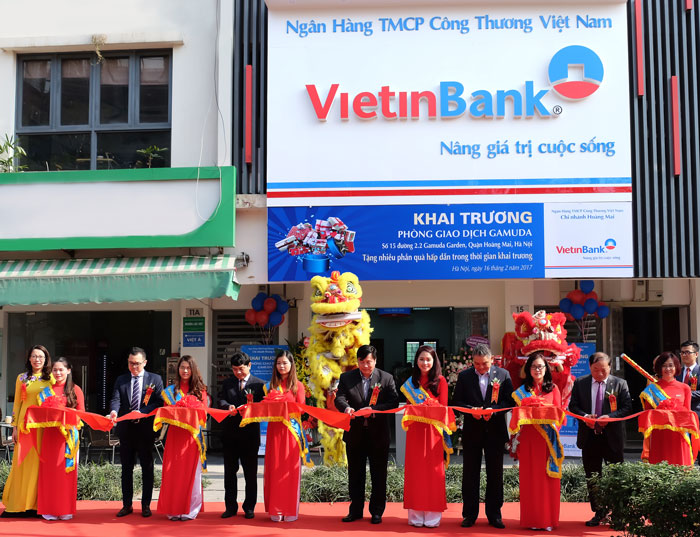 VietinBank Hoàng Mai khai trương Phòng Giao dịch Gamuda
